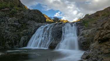 Cascada de un arroyito cerca de Butalón Norte. Fotos de Ricardo Kleine Samson,