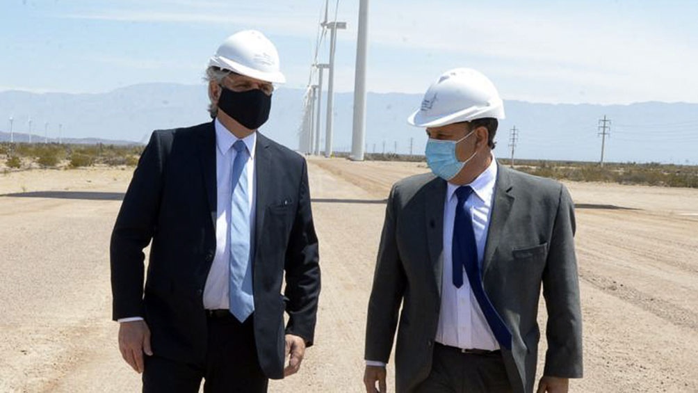La recorrida por el parque eólico Araujo Sapem en La Rioja y la visita del Fondo Monetario Internacional obligaron a postergar la visita del presidente. (Foto: gentileza)