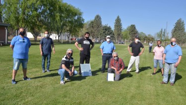 Cipolletti presentó las obras en su predio del Banco Nación. Allí será local por el Federal A. Foto: Yamil Regules.