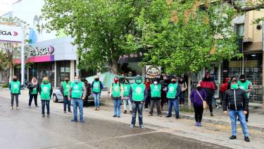 La sede Roca fue ocupada esta mañana por los delegados de ATE. (foto: gentileza)