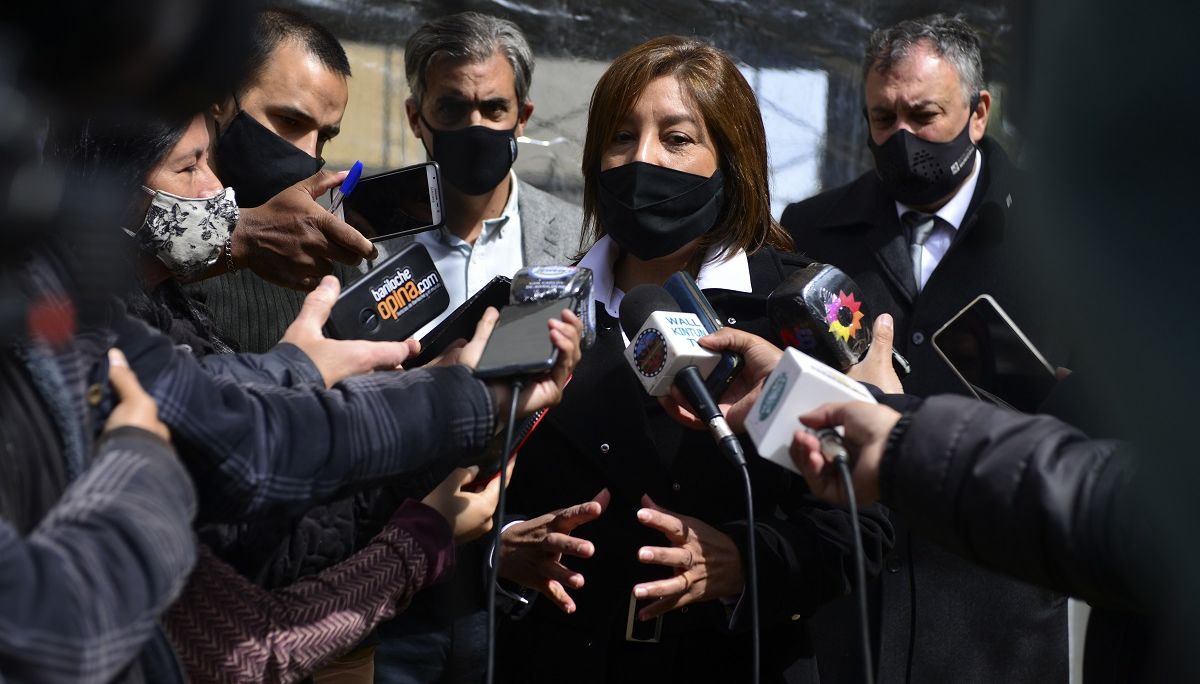 La gobernadora Arabela Carreras se refirió a las ocupaciones y dijo que su Gobierno las "desalienta". Foto: Alfredo Leiva