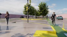 Imagen de Cutral Co: así se verá la ciclovía que construyen en la avenida principal