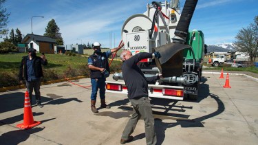 El equipamiento mejorará el mantenimiento de la red cloacal. Foto: gentileza