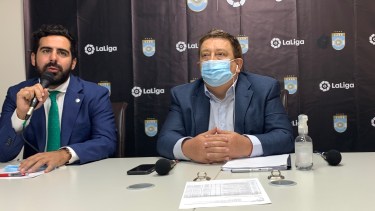 Fabián Borro, presidente de la CABB, y Marc Tarradas, delegado español en el Cono Sur. 