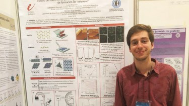 Lucas Daguerre es de La Plata y cursa en el Instituto Balseiro su maestría en Ciencias Físicas. Foto: Gentileza