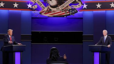 "¿Por qué no lo hiciste antes?", la pregunta recurrente de Trump a Biden. (Gentileza).-