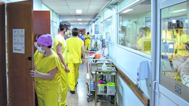 La mayoría de los pacientes internados tiene la vacunación incompleta. Foto: Archivo Florencia Salto