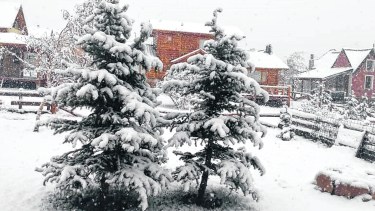 Caviahue ayer. Foto:  Emiliano Cayo 