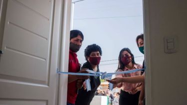 La semana pasada 12 familias recibieron las llaves de sus casas. Foto: Gentileza.