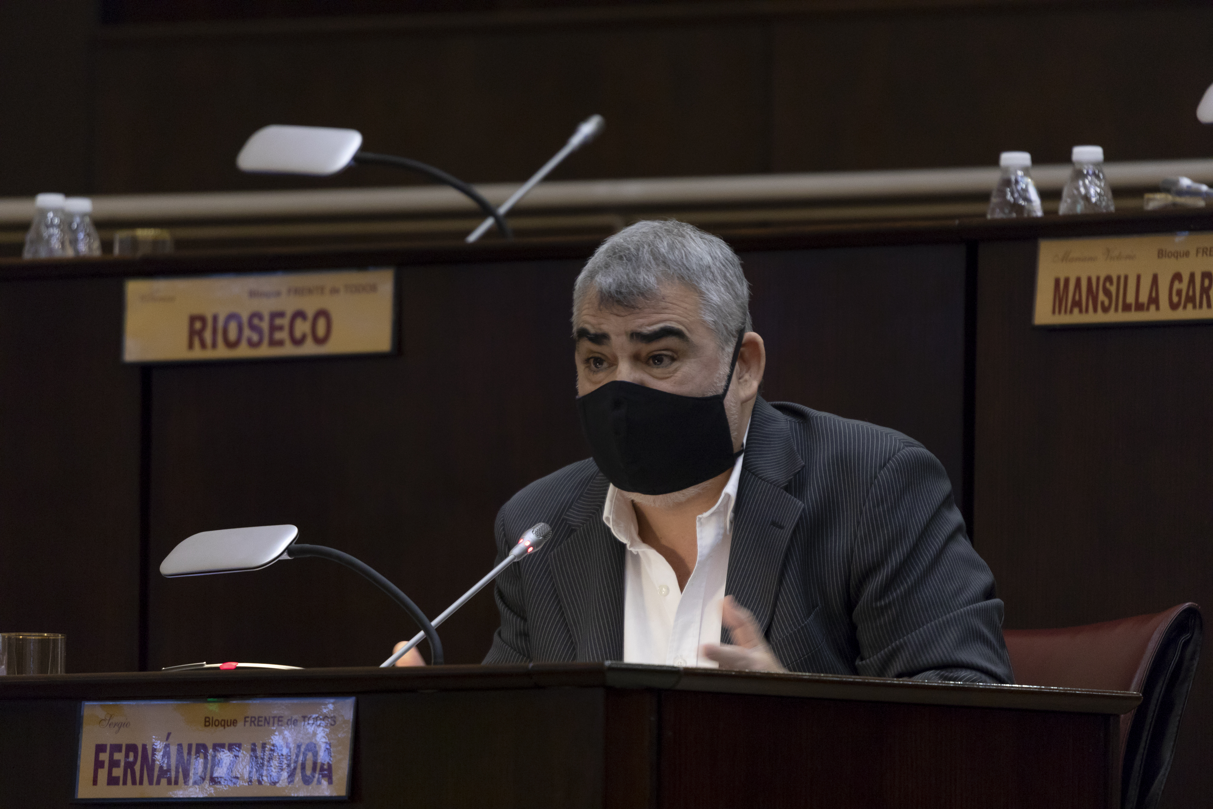 El diputado Fernández Novoa pidió que se vuelque el dinero de los intereses no pagados a la emergencia. Foto: gentileza.