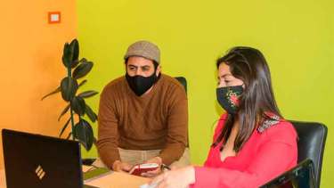 La intendenta Yamila Direne y el vice intendente Juan Pablo Montelpare, asumieron el pasado 10 de diciembre. Foto: gentileza.