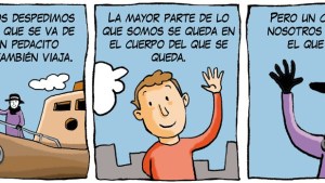 «Despedidas», la tira de Chelo Candia en el Voy