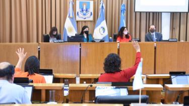 Angélica Lagunas sesionó hoy por ultima vez (Foto Florencia Salto)