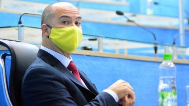 El legislador Martin aludió que “con estas medidas lo que buscamos es desalentar las tomas". Foto: Marcelo Ochoa