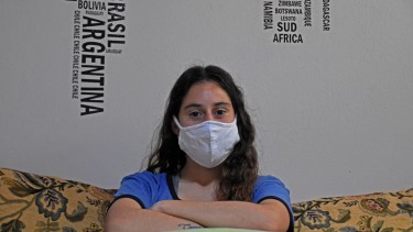 La joven tiene 27 años. Junto a su hermana son querellantes en la causa. Foto Florencia Salto.