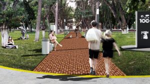 Destinan $127 millones para arreglar una plaza de Centenario que ya generó polémica