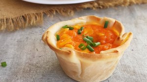 Canastitas de calabaza y choclo