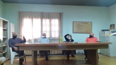 Integrantes del nuevo consejo administrativo, adelantaron que buscan reactivar a La Reginense. (Foto Néstor Salas)