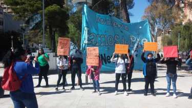 El centro es el punto donde se canalizó el rechazo al desalojo en Guernica. Foto: Yamil Regules