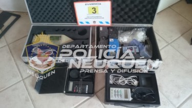 Recuperaron un equipo de medición técnica valuado en 3 millones de pesos. La herramienta había sido robada hace más de un año. (Foto: Gentileza).