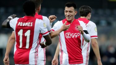 Lisandro Martínez anotó una en la histórica goleada de Ajax.