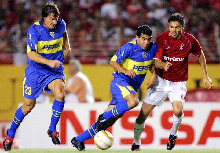 Tevez ya enfrentó a Inter en la Sudamericana 2004.