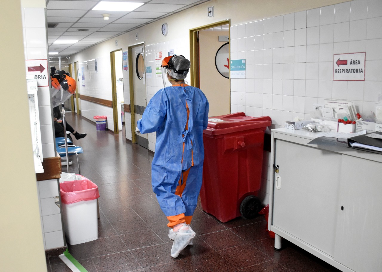 Personal sanitario de Neuquén, Hospital Heller  (Foto: Florencia Salto)