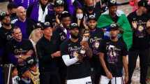 Imagen de Lakers alcanzó a Celtics en el récord histórico de anillos