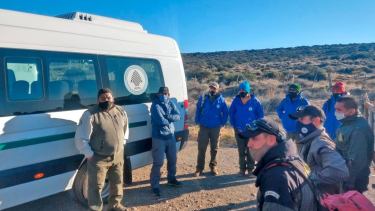 El grupo de colaboración partió hoy hacia Córdoba. (FOTO: Gentileza Parque Nacional Lanín)