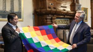 Alberto Fernández participó de la asunción de Luis Arce en Bolivia