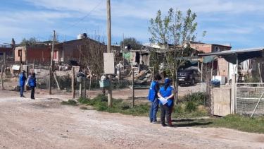 Con el plan Detectar, en 25 días, se entrevistaron casi 1.000 personas y se descubrieron 11 casos  positivos de coronavirus en Centenario. (Foto: Gentileza)