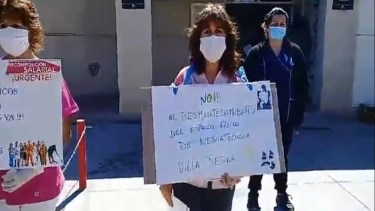 Trabajadores del servicio de neonatología no quieren el trasladado a otro sector dentro del hospital de Regina. 