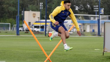 Eduardo Salvio, la carta de gol de Boca en lo que va de la Libertadores.