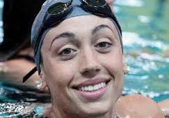 Julia Sebastián logró dos marcas en natación