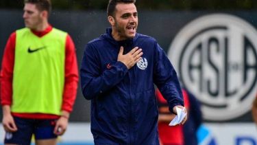Mariano Soso asumió como DT del Ciclón a pocos días antes del comienzo de la cuarentena, en marzo. Debutará recién hoy.