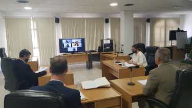 El Jurado de Enjuiciamiento se reunió con modalidad mixta. (Gentileza)
