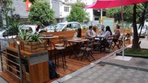 Terrazas gastronómicas, la propuesta de San Martín por el coronavirus