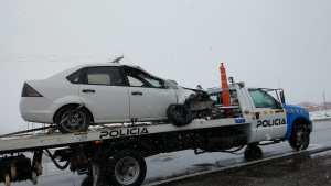 Vuelco en la Ruta 22 cerca de Cutral Co