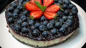 Cheesecake de avena y algarroba ¿lo probaste?