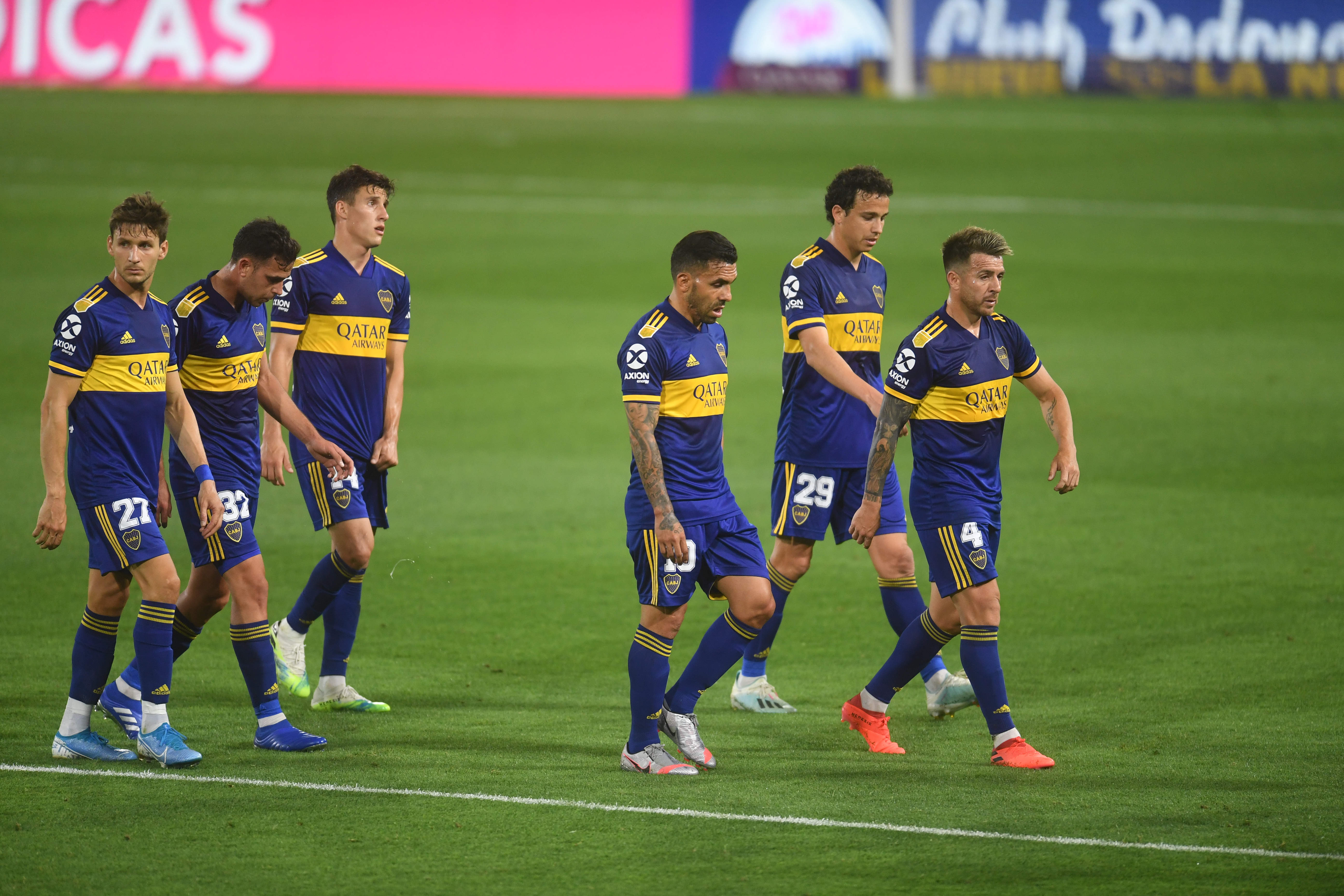 Boca Juniors perdió 1 a 0 con Talleres de Córdoba en la Bombonera, en un partido correspondiente a la Copa Liga Profesional 2020. Foto: Télam