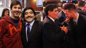 Mundial Qatar 2022: se viralizó un video motivacional con Maradona y Messi en la previa de la gran final