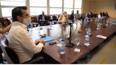Darío Martiínez explicó que recorrerá las otras provincias productoras explicando el alcance del plan. Foto: Gentileza