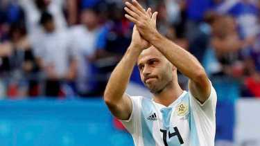 Una de las últimas imágenes con la selección, en el Mundial de Rusia 2018 Foto: Archivo