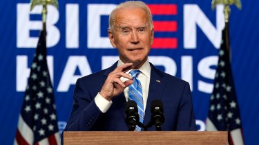 Las primeras declaraciones de Biden fueron a través de Twitter. (Foto: AP)