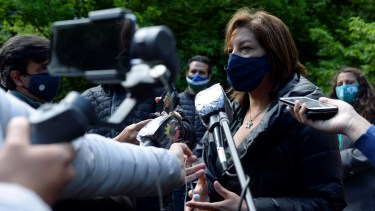 La gobernadora hizo los anuncios en el hotel Llao Llao. Foto: archivo