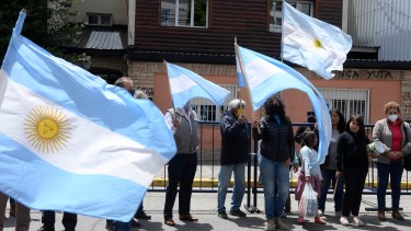 La movilización fue convocada pocas horas antes por redes sociales. Foto: Alfredo Leiva