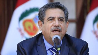 Merino se convertirá en el nuevo presidente de Perú. (Gentileza).-