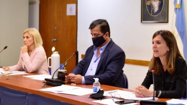 "La matemática no es subjetiva ni política, son números y cálculos. Por eso, podemos dar cuenta de que la fórmula que estamos presentando superó en casi un 26% a la inflación en los años en que estuvo vigente, mientras que la anterior fórmula les hizo perder casi un 20%", aseguró la titular de la Anses. (Gentileza).-