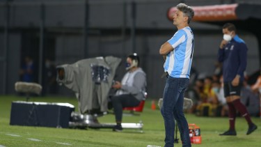 El técnico de Gremio demostró que Maradona trasciende fronteras. (Foto: @Libertadores)