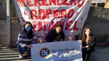 Integrantes de la Fundación Sí de Viedma recolectarán alimentos para los merenderos de Viedma y Patagones. Foto Gentileza